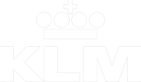 KLM logo wit